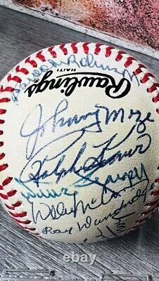 Willie Mays Mantle Autograph Baseball Hall Fame Mickey Musial Banks Ford Snyder