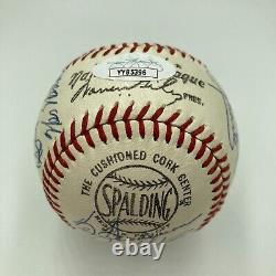 Willie Mays Willie Mccovey Sandy Koufax Hall Of Fame Multi Signed Baseball JSA