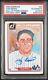 Yogi Berra Signed 1983 Donruss Hall of Fame Heroes # 24 PSA/DNA 8